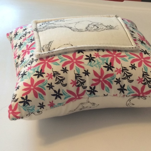 Handmade Grinch Character Tooth fairy floral pillow for girls - Picture 6 of 6